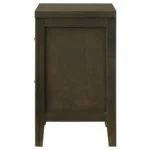 Wilkes Transitional 2 Drawer Nightstand By Coaster Furniture in Brown – Bedroom Nightstands – View 4