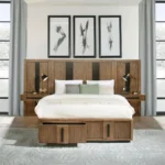 Wall Panel with Nightstand Set