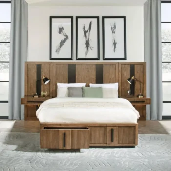 Wall Panel with Nightstand Set