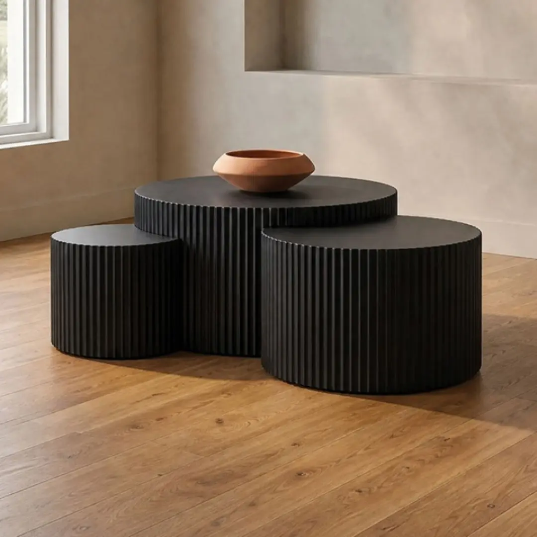 Narella 3Pc Coffee Table Set By Furniture Of America | Mobilia Cleopatra 3 3pc coffee table set