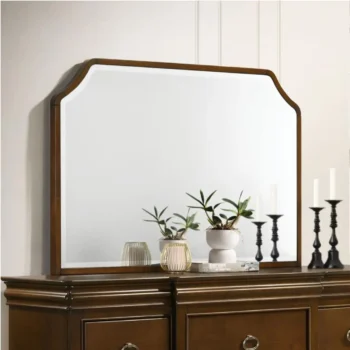 Dresser Mirror Brown Cherry