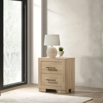 Nightstand with Concealed Casters