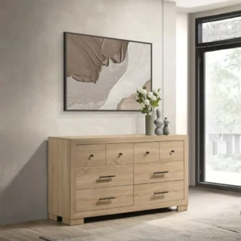Dresser with Mixed Hardware