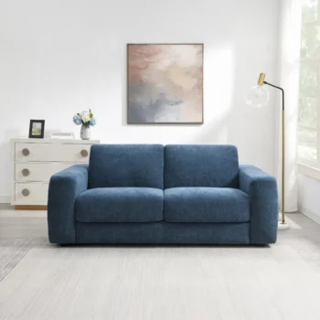 Blue Modern Sleeper Sofa