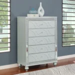 Silver Metallic Chest