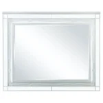 Gunnison Silver Metallic Dresser Mirror By Coaster Furniture – Bedroom Mirrors – View 3