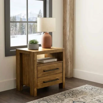 Warm Brown Nightstand