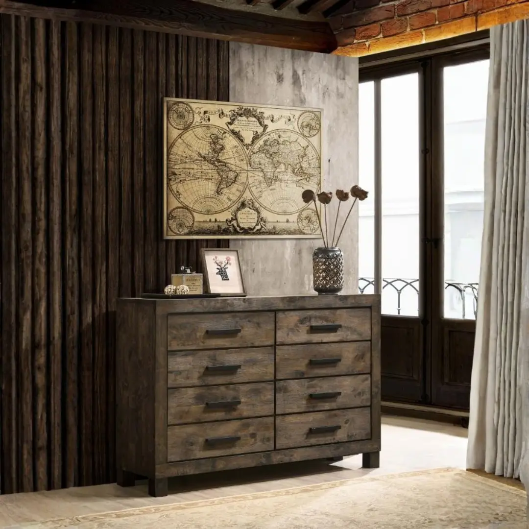 Woodmont 8 Drawer Dresser For Bedroom By Coaster Furniture | Mobilia Cleopatra 3 8 Drawer Dresser for Bedroom