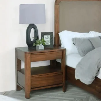 Walnut Wood Nightstand