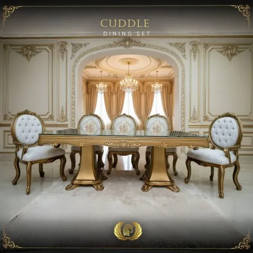 Handcrafted Dining Chairs Handcrafted dining chairs with carved frames and upholstered seats