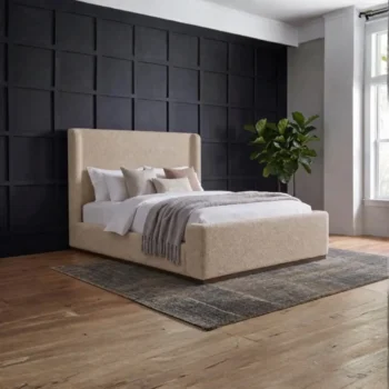 Contemporary Upholstered Platform Bed