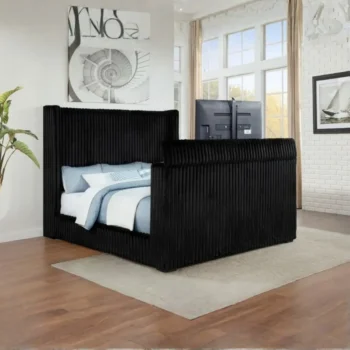 Black Contemporary Bed