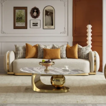 HD-100 Modern Curved Sofa