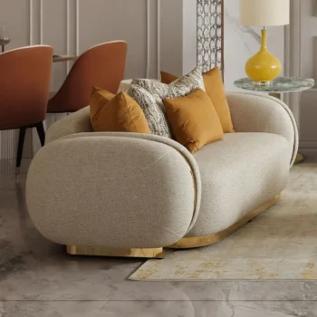 HD-100 Curved Modern Loveseat