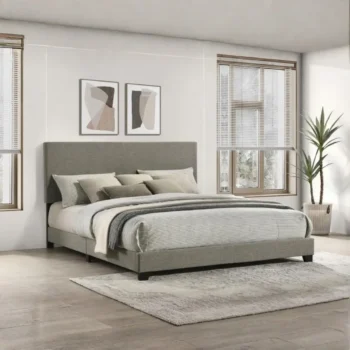 Fabric Panel Bed