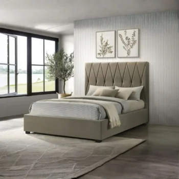 Velvet Platform Bed