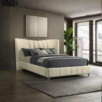 Velvet Upholstered Bed Frame
