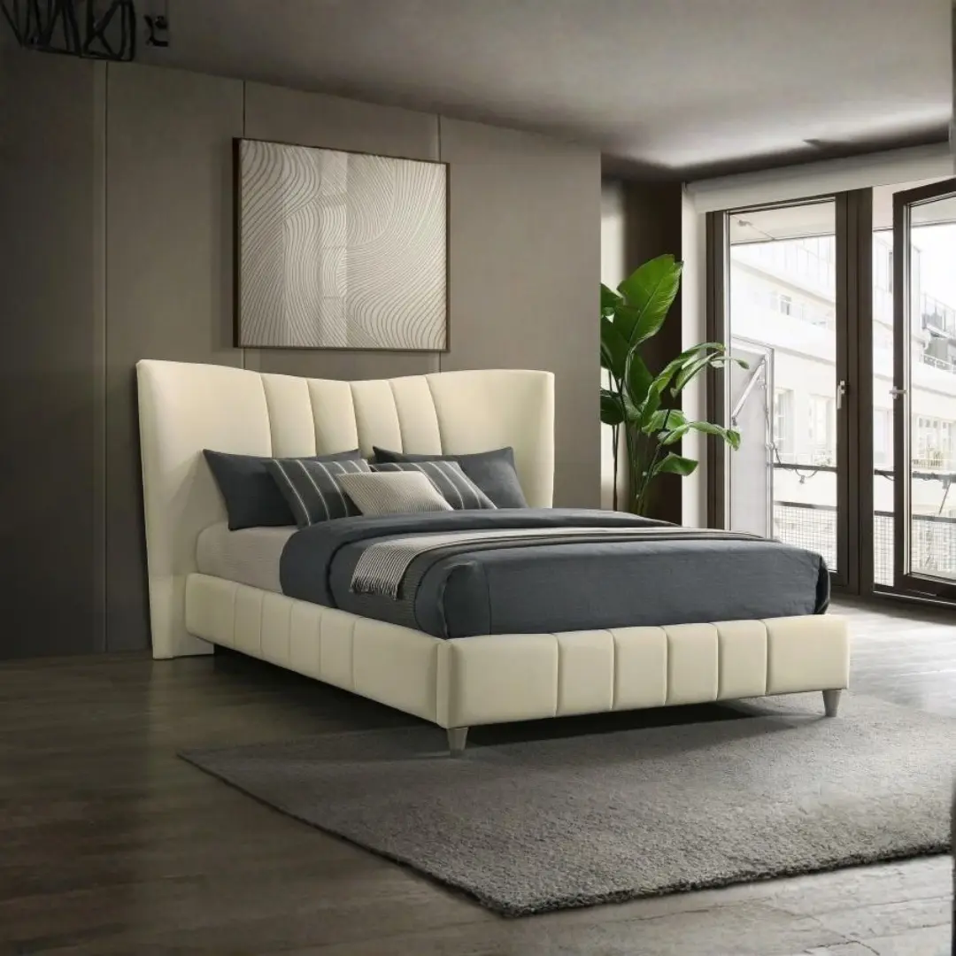 Evelyn Velvet Upholstered Bed Frame By Coaster Furniture | Mobilia Cleopatra 3 Velvet Upholstered Bed Frame