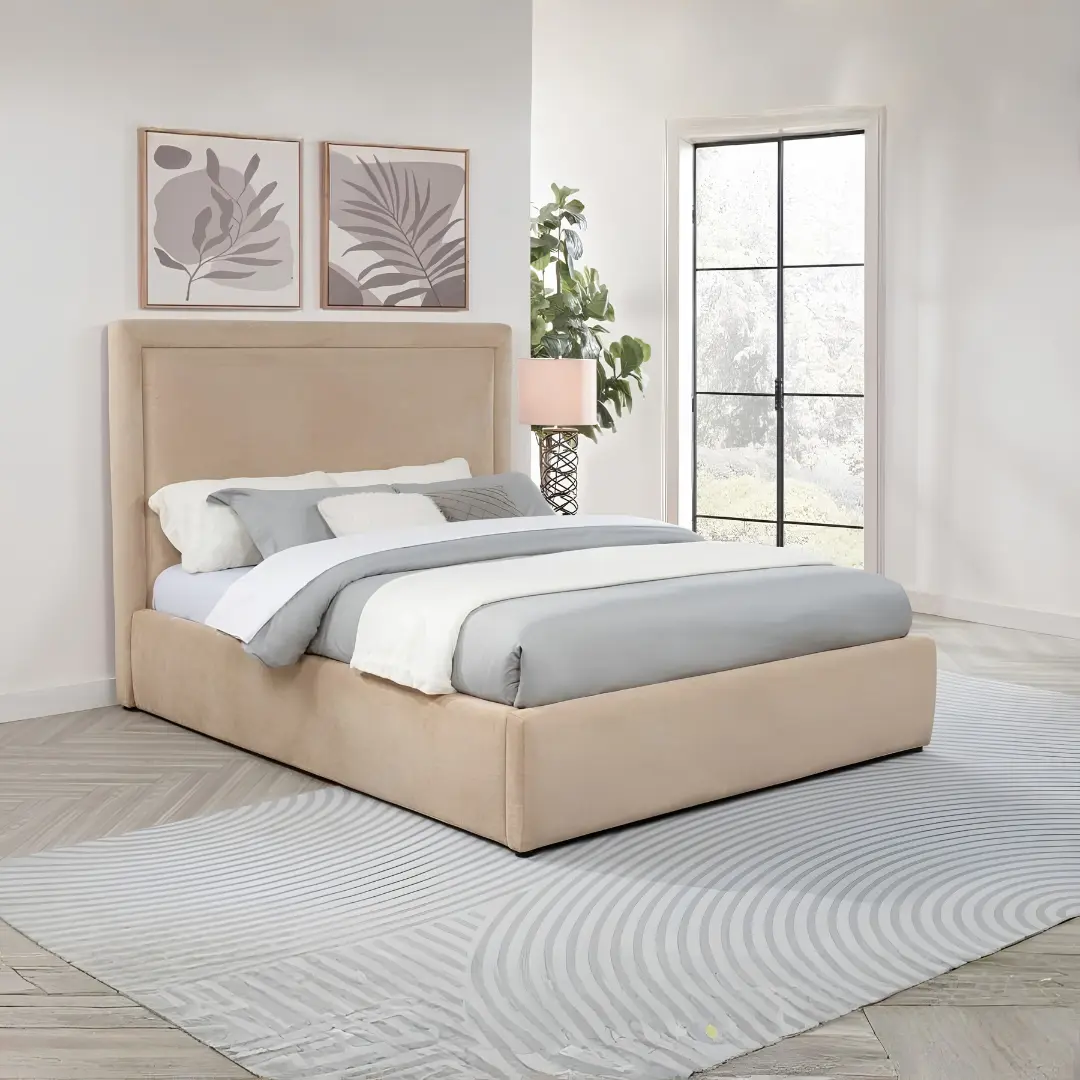 Lawson 54-Inch Fabric Platform Bed By Coaster Furniture | Mobilia Cleopatra 3 Fabric Platform Bed