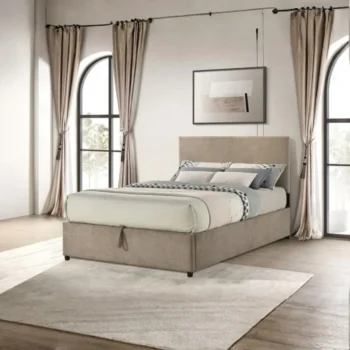 Upholstered Storage Platform Bed