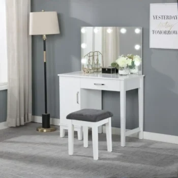 White Vanity Set