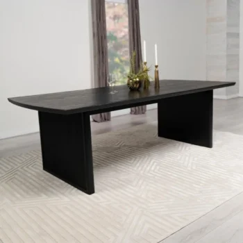 Black Extendable Dining Table
