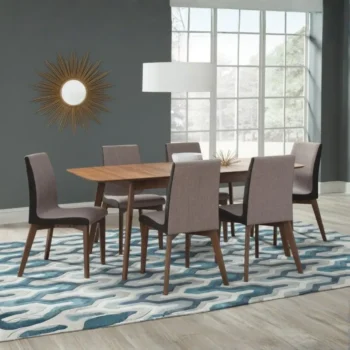 Dining Table Set with Leaf Extension