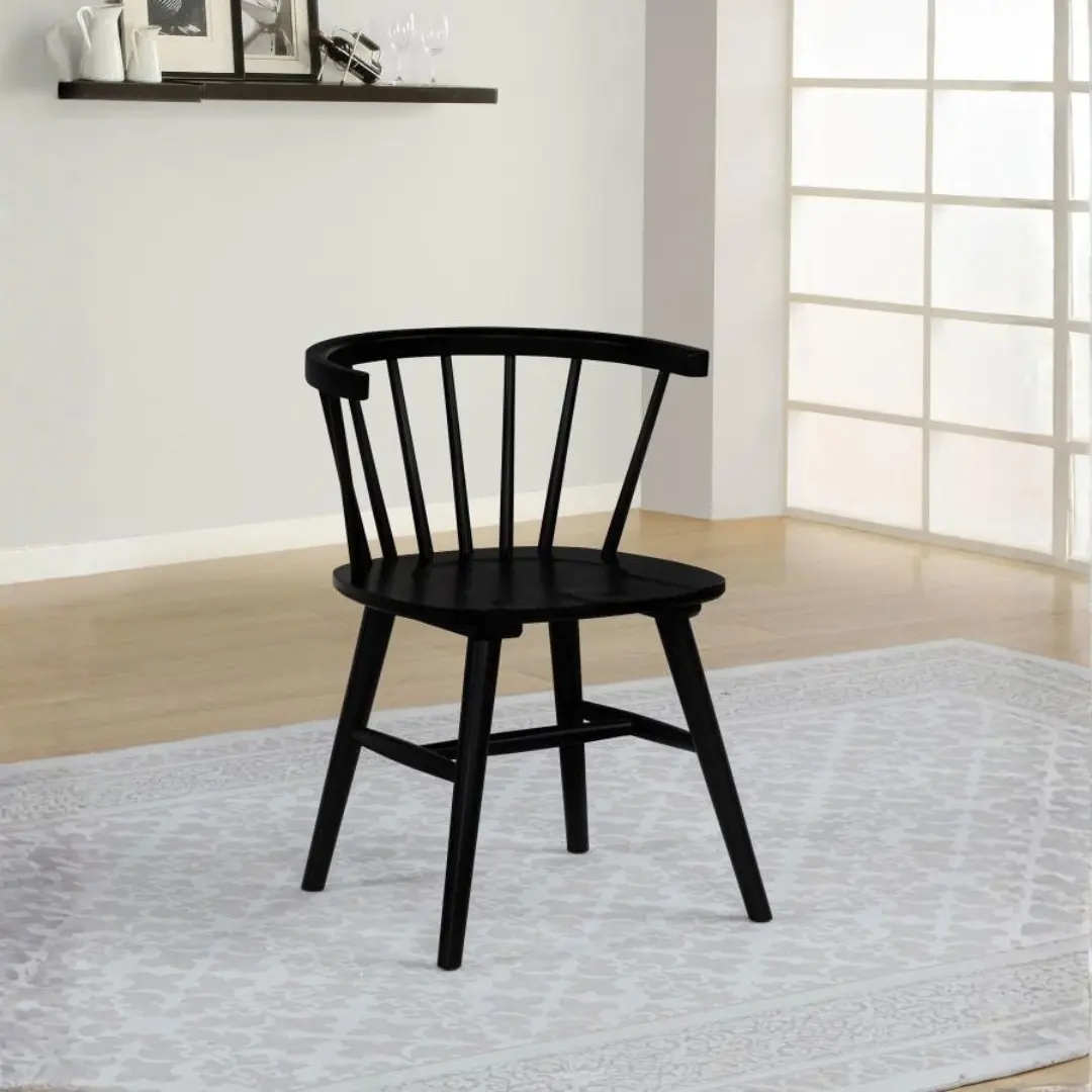 Jeffries Windsor Wood Dining Side Chair Set Of 2 By Coaster Furniture | Mobilia Cleopatra 3 Wood Dining Side Chair