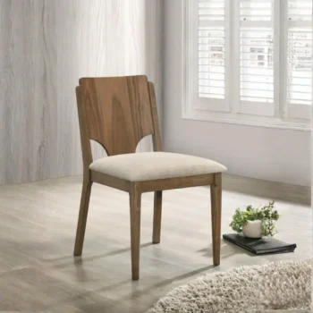 Mid-Century Modern Upholstered Dining Chair Set of 2