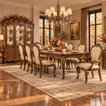 7PC Rectangle Dining Set