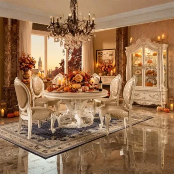 7 Piece Round Dining Set