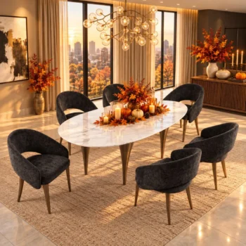Oval Dining Room Table