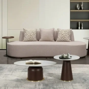 HD-3280 Modern Curve 3 Seater Sofa