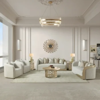 HD-1053 3 PC Modern European Sofa Set