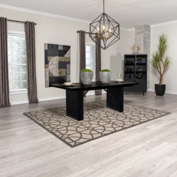 Black Rectangular Dining Table
