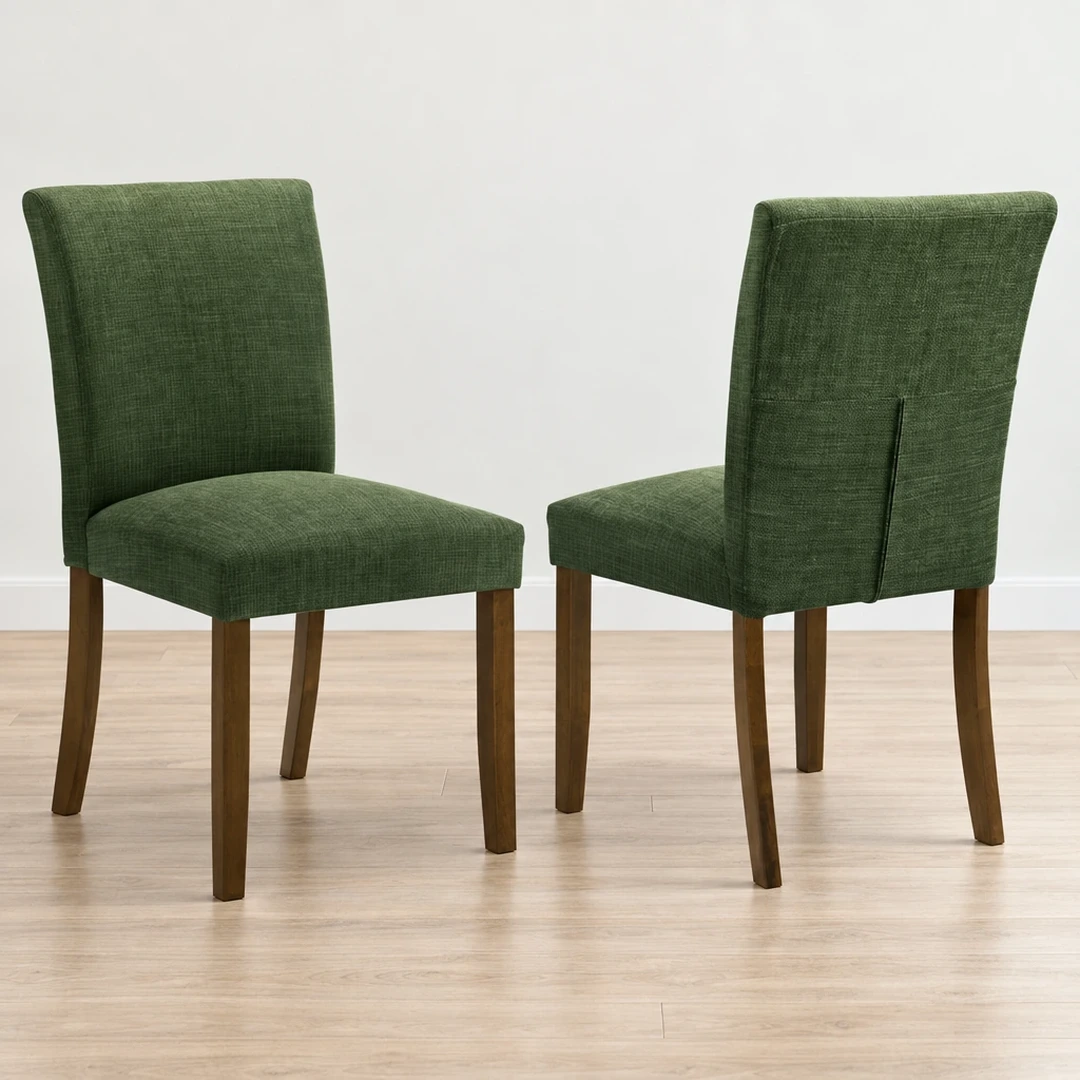 Paxton Green Upholstered Dining Chair Set By Coaster | Mobilia Cleopatra 3 Green Upholstered Dining Chair Set