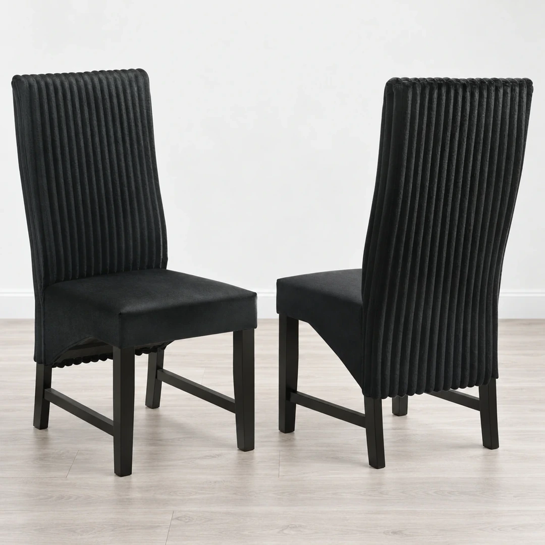 Barrand Black Upholstered Dining Chairs By Coaster | Mobilia Cleopatra 3 Black Upholstered Dining Chairs